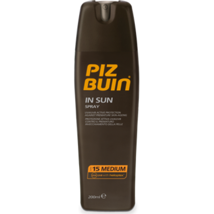Piz Buin - Слънцезащитен спрей InSun Spray  SPF  15/30. 200 ml