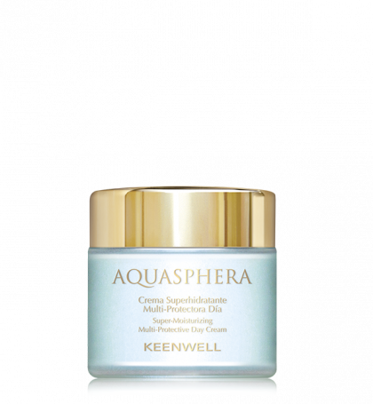 Keenwell - AQUASPHERA - SUPER-MOISTURIZING MULTI-PROTECTIVE DAY CREAM - Суперхидратиращ мулти-защитен дневен крем. 80 ml