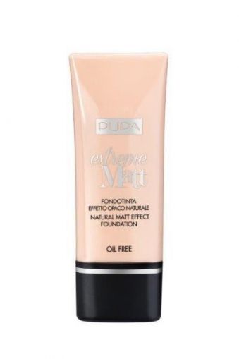 Pupa -  EXTREME MATT  FOUNDATION   ​SPF 10 - Матиращ  фон  дьо тен. 30 ml