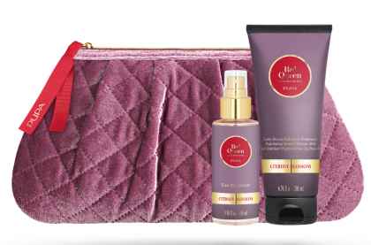 Pupa - RED QUEEN SMALL KIT 2 - Коледен комплект за тяло  - Ексфолиращ Душ гел 200 мл + Тоалетна вода  100 мл .