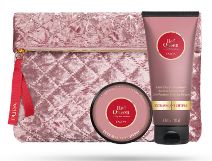 Pupa - RED QUEEN MEDIUM KIT - Коледен комплект за тяло  - Душ гел 200 мл + крем за тяло 100 мл .