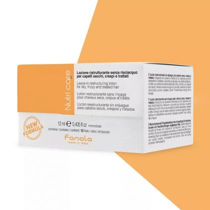 Fanola - Nutri care - Възстановяващ лосион ампули без изплакване.12x10 ml