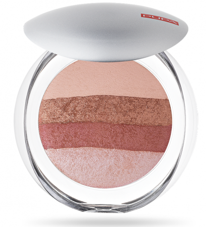 Pupa  - Luminys baked all over - Illuminating blush-powder  - Пудра , руж., хайлайтър за лице.