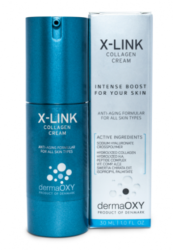 DermaOxy - X-LINK collagen Creme - Възвръщащ младостта крем с хиалурон. 30ml
