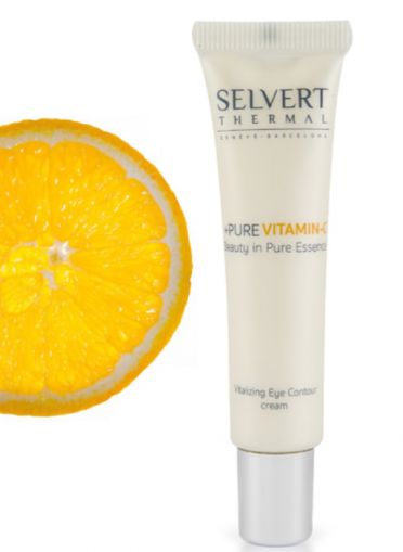 Selvert Thermal - +PURE VITAMIN C -  Vitalizing Eye Contour Cream Подхранващ крем за зоната на очния контур с витаmин C. 15ml