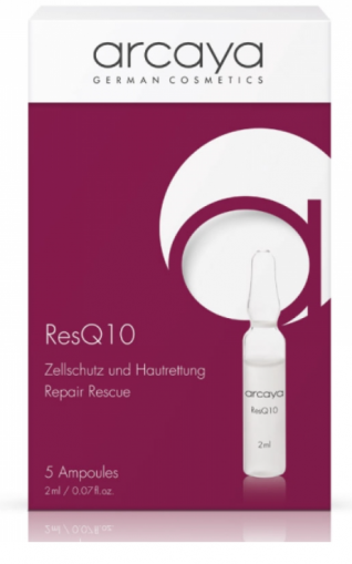 Arcaya  -  ResQ10 -  Концентрирана Луксозна Ампула с Q10. 5x2 ml