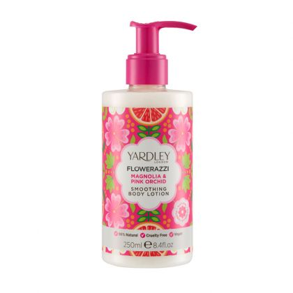 Yardley London - Flowerazzi -  Възстановяващ лосион за тяло Магнолия и Орхидея. 250 ml
