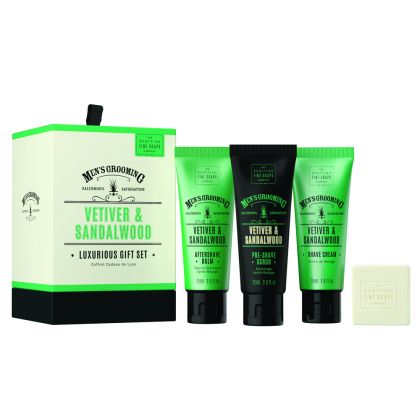 Scottish Fine Soaps  - Комплект Ветивер и Сандалово дърво  4 продукта