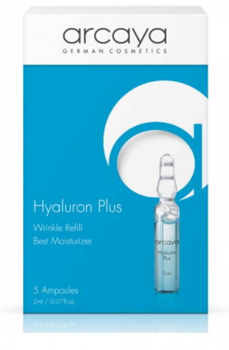 Arcaya  -  Hyaluron Plus  - Ампули Хиалурон+ за цялостна хидратация против бръчки. 5x2 ml