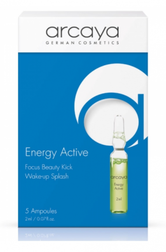 Arcaya  -  Energy Active - Ампули Клетъчна активност за гладка, изпъната и мека кожа с екстракт от коприна. 5x2 ml