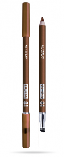 Pupa -  FIGHT LIKE A WOMAN MULTIPLAY - Молив за Очи с Тройна Употреба : Каял- Очна Линия - Сенки за Очи.