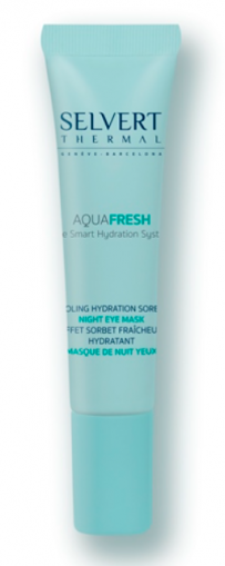 Selvert Thermal  - AQUAFRESH -  Cooling Hydration Sorbet- Night Eye Mask Нощна  крем сорбе маска за очи.15 ml