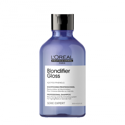 L`Oreal Professionnel Blondifier Gloss shampoo - Изглаждащ шампоан за руса коса. 300ml