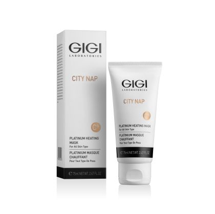 GIGI - CITY NAP  -  PLATINUM HEATING MASK   Самозатопляща платинена маска за лице   .75 ml
