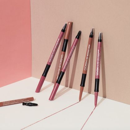 Gosh -  Автоматичен молив за устни с гума и острилка  The Ultimate lipliner - with a twist/ различни цветове