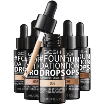 Gosh - Foundation Drops / Фон дьо тен с лека текстура SPF10
