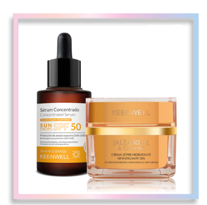 Keenwell  -  Beauty RITUAL DUO ROYAL JELLY - Суперхидратиращ дневен крем против умора 80 ml +  Слънцезащитен серум SPF 50. 30ml 