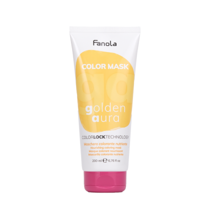 Fanola - Освежаваща и подхранваща маска с интензивен златист цвят GOLDEN AURA.200 ml