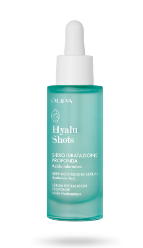 Pupa -  HYALU SHOTS DEEP MOISTURIZING SERUM  / Дълбоко хидратиращ серум за лице. 30 ml