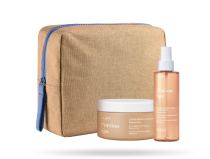 Pupa - PERSIAN SPA KIT -  SALT SCRUB  & ANTISTRESS  SCENTED  WATER - Комплект за тяло / Антистрес ексфолиант & антистрес  ароматизирана вода за тяло