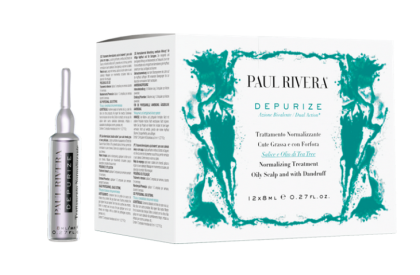 Paul Rivera - DEPURIZE - Normalizing Treatment vials – Нормализиращи ампули против пърхот и мазен скалп. 12 x 8 ml