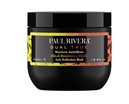 Paul Rivera - DUAL TRUE – Anti-Reflection Mask – Маска за коса анти-жълти/анти-оранжеви отенъци. 500 ml