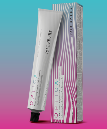 Paul Rivera - OPTICA – Hair cream color -  Нискоамонячна крем боя за коса с жожоба и кератин. 100  ml / Натурални, интензивни натурални и пепеливи цветове