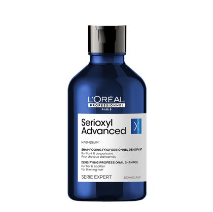 L`Oreal Professionnel  Serioxyl shampoo - Почистващ и придаващ обем шампоан, подходящ за изтъняла коса. 300ml