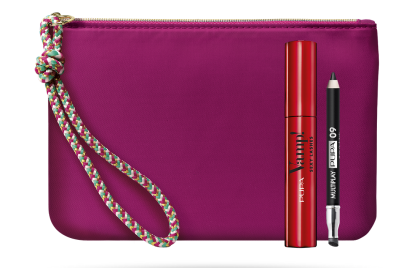 Pupa - VAMP! KIT - MASCARA SEXY LASHES & MULTIPLAY Комплект спирала за провокативен обем и красиво извити мигли, молив и несесер.