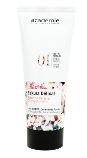 Académie - Подхранващ крем за тяло с японска вишна  Sakura. 100 ml