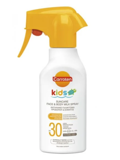 Carroten - Слънцезащитно мляко спрей за лице и тяло SPF30- Kids Milk Spray  SPF 30  270 ml.