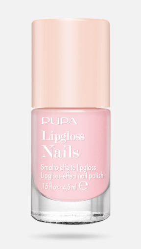PUPA MILANO - NAILS POLISH  LIPGLOSS  Лак за Нокти с ефект на гланц за устни .