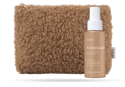 PUPA MILANO - TEDDYLAND  АРОМАТИЗИРАНА ВОДА ЗА ТЯЛО + НЕСЕСЕР / 4 аромата. 100 ml