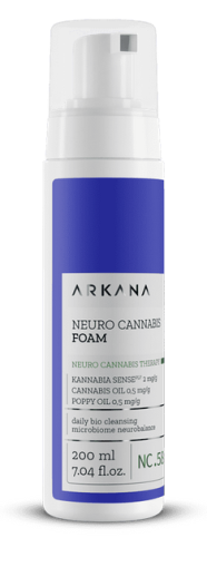 ARKANA - Neuro Cannabis  Foam /  Био почистваща пяна .  200ml