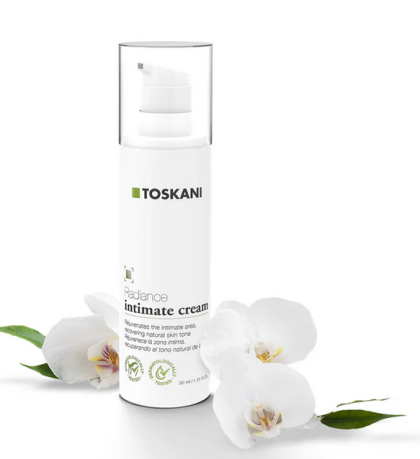 TOSKANI Cosmetics  -  RADIANCE INTIMATE CREAM Избелващ и подмладяващ крем за интимни зони. 30 ml