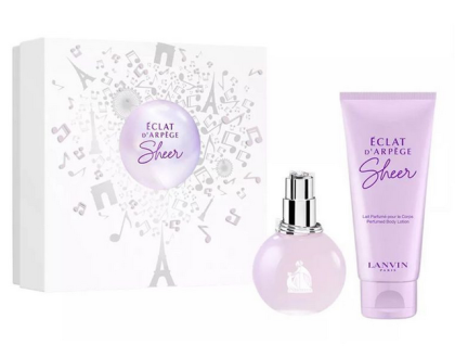 Lanvin - Eclat d`Arpege Sheer  Set  EdT 50 ml & b/lot 100 ml / Подаръчен комплект за жени.