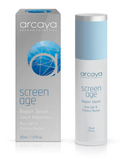Arcaya  -  Screenage -  Регенериращ серум със защита от замърсявания, UV лъчи и синьо светлинно лъчение - 30ml