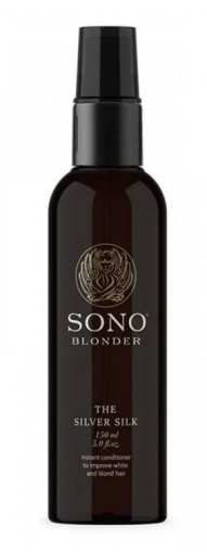 SONO  SILVER SILK Матиращ копринен спрей балсам за руса коса. 50 / 150  ml