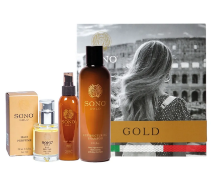 SONO  GOLD  Perfume Gift set /  Подаръчен комплект за коса.