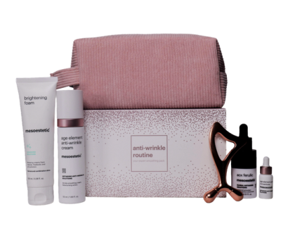 Mesoestetic -  Коледният пакет AGE ELEMENT   Anti-Wrinkle Routine /  сет против бръчки. 