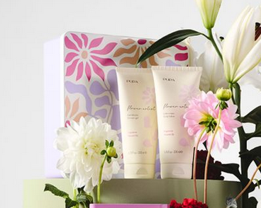 PUPA MILANO - FLOWER ARTIST SET BODY LOTION & SHOWER GEL/ Комплект за жени Душ гел & Лосион за тяло в красива метална кутия в 6 аромата.  200 & 200  ml