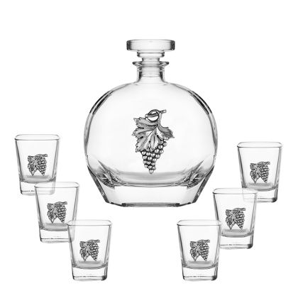 FREITAS & DORES - Сет бутилка + 6 чаши за ракия