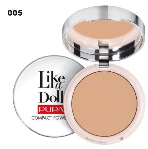 Pupa - Компактна Пудра – Ефект „Втора Кожа“ - Like a Doll – Nude Skin Compact Powder.