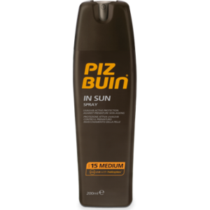 Piz Buin - Слънцезащитен спрей InSun Spray  SPF  15/30. 200 ml