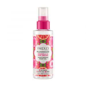 Yardley London - Flowerazzi -  Хидратиращо олио за тяло  Магнолия и Орхидея. 125 ml