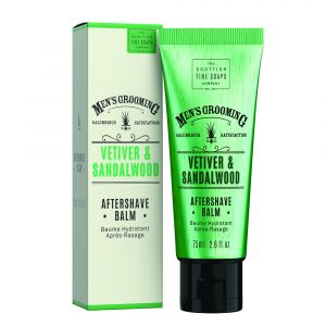 Scottish Fine Soaps  - Афтър шейв балсам Ветивер и Сандалово дърво 75 ml