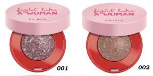 Pupa -  FIGHT LIKE A WOMAN DUAL CHROME EYESHADOW - Блестящи сенки за Очи с двоен ефект.