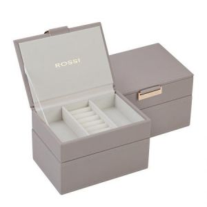 ROSSI -  Кутия за бижута цвят сив.