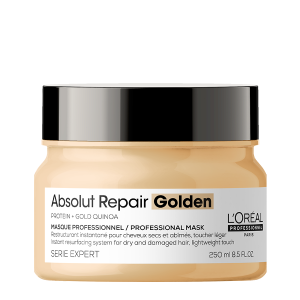 L`Oreal Professionnel  Absolut repair Gold  Mask - Моментално възстановяваща маска за силно изтощена коса. 250 ml