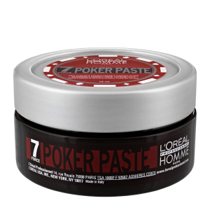 L`Oreal Professionnel  Homme  Poker Paste - Фиксираща паста със силна фиксация. 75 ml